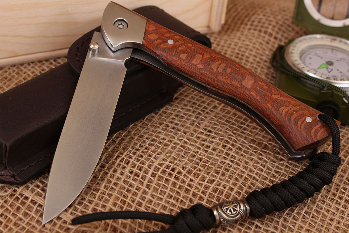 Нож "Легионер 2" х12мф. Рукоять дерево Лайсвуд.